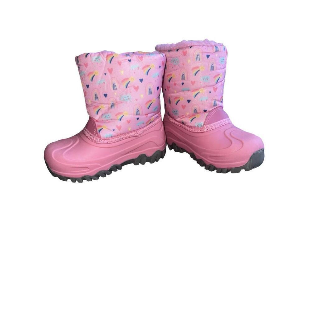 US Sports Pink Boots For Kids Girl Size 8. New Without Box - Picture 1 of 5
